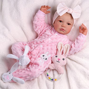 <span class=keywords><strong>Poupée</strong></span> Reborn Bébé Fille Réaliste Carina 20 Pouces avec Corps en Tissu Doux, Expédition Rapide 3-7 Jours, En Stock Babeside RTS - Product Image 3
