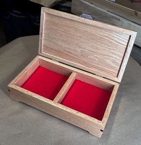 Boîte à bijoux en bois, couleur naturelle, qualité supérieure, faite à la main, organiseur, boîte à bijoux en bois, prix le plus bas - Product Image 1