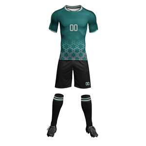 Maillots de football personnalisés en polyester de haute qualité couleur violet foncé, ensemble uniforme d'équipe de football respirant sur mesure - Product Image 3