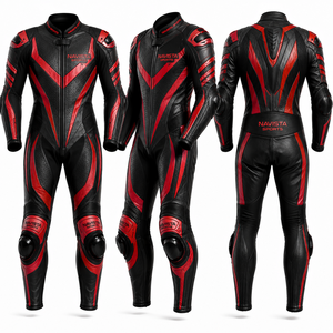 ชุดแข่งรถมอเตอร์ไซค์หนัง NAVISTA SPORTS NS-5000 รุ่นล่าสุด แบบสั่งทำพิเศษ แห้งเร็ว ระบายอากาศได้ดี สำหรับผู้ใหญ่ทุกเพศ - Product Image 1