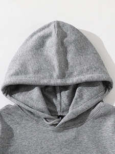 Survêtement Homme Personnalisé avec Logo Imprimé 300 g/m² Haute Qualité Polyester/Coton Respirant Décontracté Uni Automne Coupe Oversize - Product Image 4