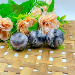 Esfera de Cristal de Ágata de Amatista Natural, Bola de Cristal Curativa Rayada Hecha a Mano de Primera Calidad, Reiki, Meditación, Chakra, Decoración del Hogar - Product Image 5