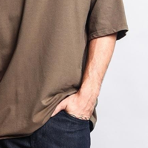 Camisetas Casuales Oversize de Última Moda, 100% Algodón, Tejido Worsted, Diseño con Letras, Anti-Pilling, Más Vendidas - Product Image 6