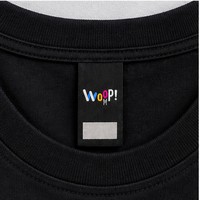 Étiquettes tissées personnalisées avec logo, étiquettes à coudre pour vêtements, articles vestimentaires et sacs