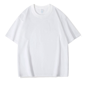 เสื้อยืดผู้ชายคุณภาพสูง ไซส์ใหญ่ หนานุ่ม พิมพ์โลโก้ตามสั่ง เสื้อยืดผู้ชายขายส่ง เสื้อยืดลำลองแบบเรียบ ผ้าถัก - Product Image 2