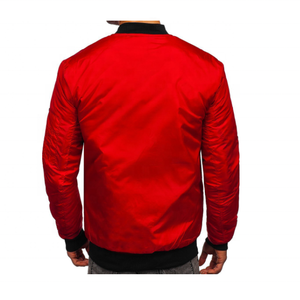 Chaquetas de bombardero de lana reversibles de alta calidad para hombre, colores brillantes, longitud larga, diferentes tamaños, venta al por mayor, precio a granel, Invierno - Product Image 5