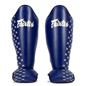 High Quality Muay Thai Kickboxing Training Fairtex Shin Guards Wholesale Customized PU Leather Professional MMA Fairtex Shin Pad - Product Image 4