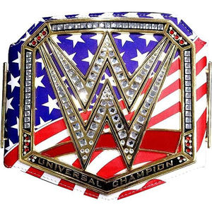 เข็มขัดแชมป์มวยปล้ำเฮฟวี่เวทคุณภาพสูง แบบยูนิเวอร์แซล ไม่สามารถโต้แย้งได้ ขนาดผู้ใหญ่ แผ่นโลหะสังกะสี สายหนัง - Product Image 6