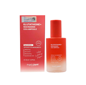 Ampoule Angel's Liquid Glutathione Niacinamide Cica 30ml, sérum facial éclaircissant, blanchissant, anti-rides et hydratant - Product Image 1