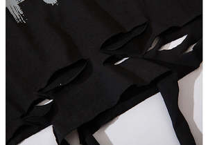 Camiseta de Manga Corta Estilo Hiphop para Hombre, Vintage, Estilo Americano, Oversize, Tallas Grandes, 100% Algodón Ecológico - Product Image 3