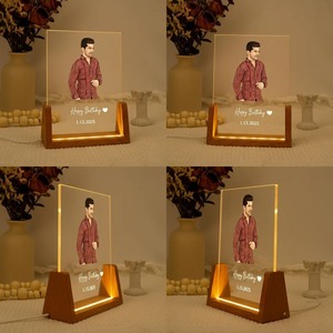 Lampe LED personnalisée de qualité supérieure, inspirée de Ghibli, avec photo personnalisée, veilleuse créative, disponible à bon prix - Product Image 6