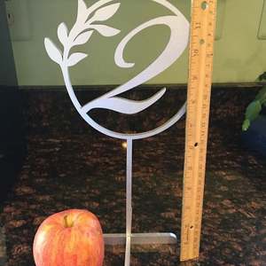 Wedding <b>Table</b> Numbers, Elegant Black <b>Table</b> Numbers, Freestanding <b>Table</b> Numbers for Wedding Reception, Modern Wedding <b>Table</b> Decor - Product Image 2