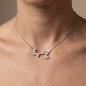 สร้อยคอจี้เพชรทรงเสน่ห์ราตรี 925 เงินสเตอร์ลิง เครื่องประดับหรูหราสำหรับผู้หญิง แฟชั่นทันสมัย เหมาะสำหรับงานแต่งงาน งานปาร์ตี้ และใช้ในชีวิตประจำวัน - Product Image 5