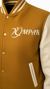 Manches en cuir pour le sport, broderies, patchs, style streetwear viral, style américain classique - Product Image 4