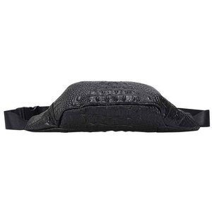 Sac banane unisexe à motif crocodile, fermeture éclair, sangle détachable, pochette de chasse imperméable - Product Image 2