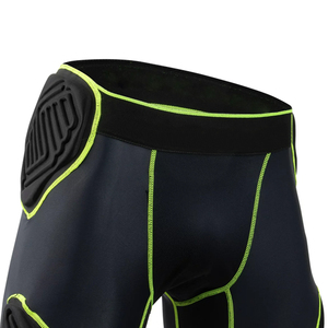 Pantalones Cortos de Compresión para Fútbol Americano con 5 Almohadillas, Pantalones Acolchados con Protección contra Impactos, Ropa de Rugby - Product Image 3