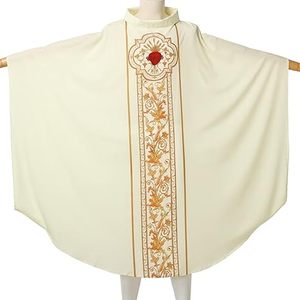 Último Diseño Túnica de Iglesia Bordada con Estampado, Larga hasta el Suelo, Tallas Grandes, Vestimenta Étnica Blanca, Túnica de Clérigo para Sacerdote, Transpirable - Product Image 3