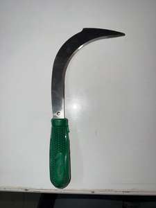 <b>Edge</b> Brush Clearing Sickle Carbon Steel Blade (11") Zinc Plated Wooden Handle (10.5cm) 110gm 1.5mm Thickness Model DA-301 AbSS - Product Image 5