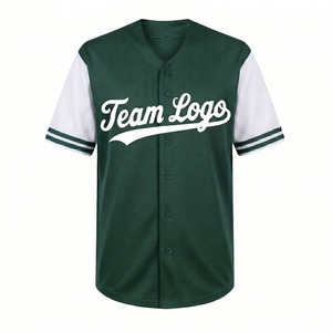 Maillot de baseball personnalisé pour homme, respirant, séchage rapide, logo d'équipe personnalisé, manches courtes, impression sublimée, polyester. - Product Image 1