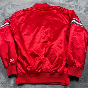 Nouvelle veste bomber en satin élégante et tendance de style vintage des Cardinals de St. Louis pour hommes, grande taille, rouge, Starter - Product Image 2