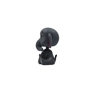Elefante Bobblehead Ecológico Hecho de Plásticos Reciclables, Diseño Animal Lindo y Divertido para Decoración Navideña/de Año Nuevo para el Hogar/Automóvil - Product Image 4