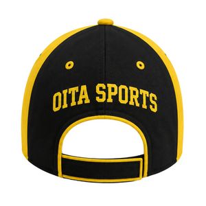 Black Yellow Cricket <b>Cap</b> Adjustable Sports <b>Hat</b> Outdoor Cricket Team Headwear Athletic Accessories Casual Performance Wear - Product Image 2