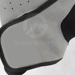 Customized Logo Half <b>Finger</b> Leather Weight Lifting Gloves for Gym Use Non-Slip Adjustable Wrist <b>Strap</b> New Design - Product Image 6