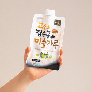 [Samjin Food] Poudre de céréales mélangées aux haricots noirs, poudre alimentaire coréenne séchée à base de soja et de céréales avec arachides et lait de blé - Product Image 1