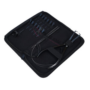 Kit d'outils tout-en-un pour extensions de cheveux Microlink noires avec pince à retirer les perles, crochet à boucle et aiguilles à coudre professionnelles - Product Image 1
