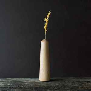 Nouveau vase en bois moderne, cadeau pour la maison, décoration de mariage, finition naturelle, nouvelle arrivée, fait main, écologique, design zen asiatique - Product Image 2