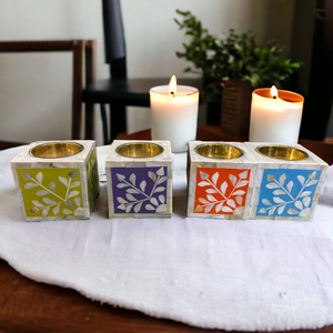 Brûleur d'encens en bois artisanal en résine incrustée de os, tendance artistique, fait main, pour Bakhoor, tradition du Ramadan, qualité supérieure - Product Image 6