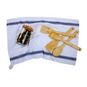 Serviettes de cuisine en coton tissé doux pour sécher la vaisselle, la pâtisserie, la cuisine et les tâches ménagères quotidiennes - Product Image 4