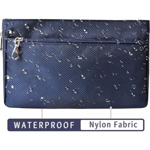 Organizer Espandibile XL in Nylon Blu Navy per Borse, Inserto Modellante per Borse a Mano - Product Image 3