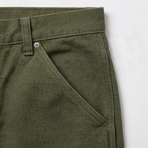 Pantalones Cortos de Mezclilla Vintage Personalizados para Hombre, de Pierna Recta, con Doble Rodilla, Pedrería, Estilo Cargo, Casuales y a la Moda - Product Image 5