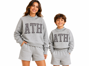 Sudadera Personalizada Bordada de Alta Calidad, Algodón Grueso, Cuello Redondo, Felpa Francesa, Hombros Caídos, Cuello Simulado - Product Image 1