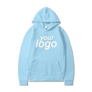 <b>Men's</b> 100 Cotton Thick French Style Fleece-lined Thickened High Quality Blank Oversized Street Style Custom logo <b>Pullover</b> Hoodie - Product Image 4