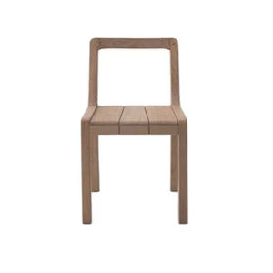 เก้าอี้ไม้สักแท้พร้อมพนักพิง – เก้าอี้รับประทานอาหารสไตล์โมเดิร์นมินิมอลสำหรับโรงแรม คาเฟ่ ร้านอาหาร และเฟอร์นิเจอร์บ้าน - Product Image 5