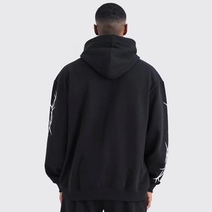 Offre Spéciale – Ensemble Jogging Hiver 100% Coton Respirant avec Broderie Appliquée et Graphique Personnalisé, Effet Délavé, Doux et Tendance, Style Streetwear - Product Image 5