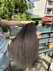 10A Grade Wholesale Vendors Human Hair Weave Kinky Curly Straight Virgin Vietnamese Hair Bundles With Lace Fontals Closure - Product Image 6