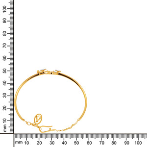 Pulsera Ajustable Floral en Oro Rosa con Dije de Flor de Cristal |   Joyería Elegante de Moda para Mujer |   Delicada Pulsera para Uso Diario - Product Image 3