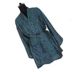 KS007 African Caftan Night Wear Maxi Colorful Design Women Short Kaftan Hippie Boho Dress Vintage Sari <b>Kimono</b> Short <b>Plus</b> <b>Size</b> - Product Image 6