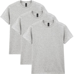 Camiseta 100% algodón personalizada con cuello redondo, camiseta de color sólido con cuello redondo, camiseta para hombre, camiseta de cuello redondo para hombre - Product Image 6