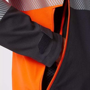 Detachable Reflective Safety Vest Jacket ANSI Class 1 LED Flash Waterproof Breathable for Construction Work - Product Image 6