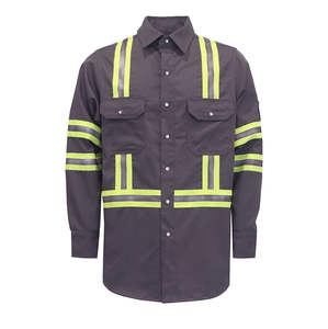 Camisas Personalizadas de Manga Larga Resistentes al Fuego para Hombre, NFPA2112, para Trabajos de Soldadura, Camisas Ignífugas - Product Image 2
