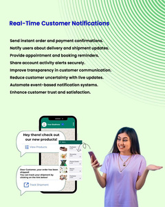 Intégration de l'API WhatsApp pour une communication rapide et en masse entre de nombreux utilisateurs simultanément, avec fonctionnalités d'étiquetage de messages, de contact et de réponse rapide. - Product Image 4