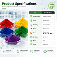 Colorant Liquide Synthétique de Qualité Alimentaire Soluble dans l'Eau, Solution Colorante à Haute Stabilité pour le Tabac, la Chicha, les Arômes Industriels