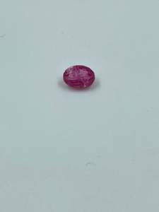 Gema de Espinela Natural de Corte Ovalado, Alta Calidad, Suelta, Rara, de Lujo, Color Rojo Rosado, para Joyería Femenina - Product Image 5