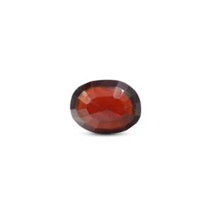 Loose Hessonite Gomed Gemstone 6.3 Carat Oval Cut 15mm Natural Garnet Color for Fine Jewelry - Product Image 2