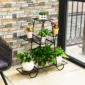 Espositore per Piante da Esterno a 7 Livelli in Metallo per Giardino - Product Image 2