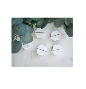 Customised Hexagon White Marble <b>Place</b> <b>Card</b> <b>holder</b> Office Desk Decorative Smallest <b>Card</b> <b>Holder</b> At Inexpensive Price - Product Image 1